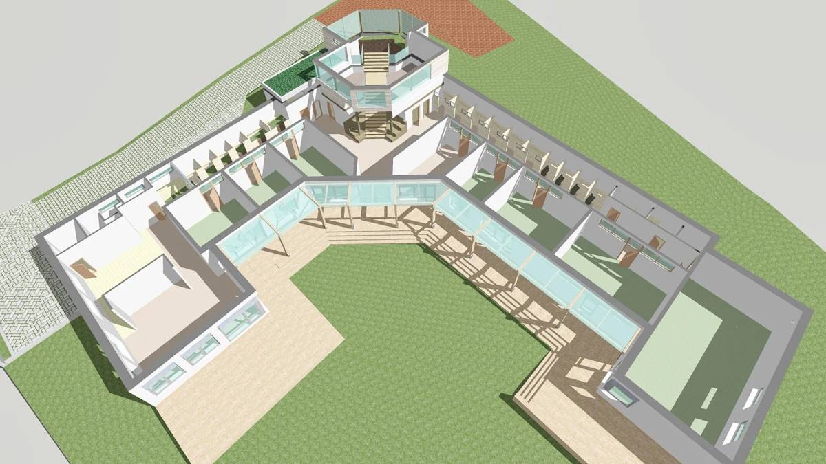 Fotografie nové budovy školy zs Radost